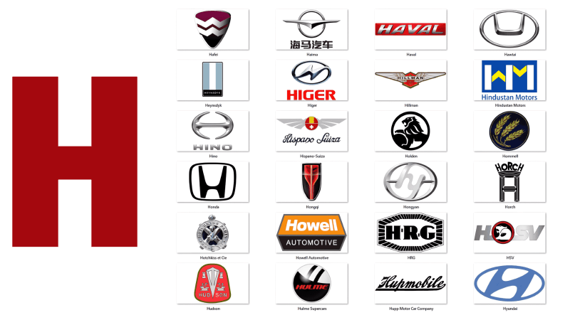 Car Brands That Start With The Letter H