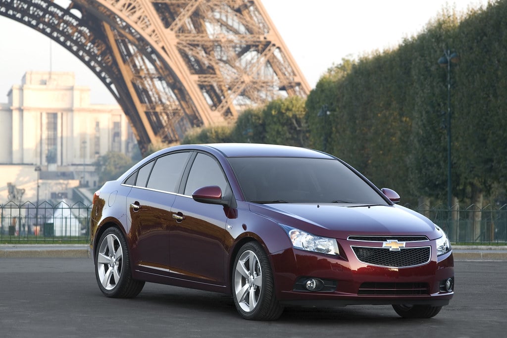 Chevrolet Cruze Best Selling Cars in 2014